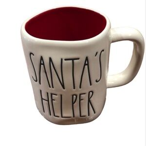 Rae dunn “Santa’s helper” mug